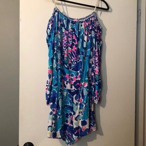 Lilly Pulitzer off the shoulder romper